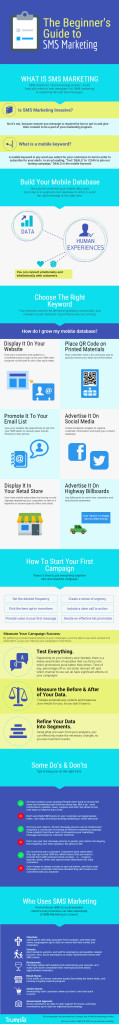infografika begguiners guide to smsm marketing